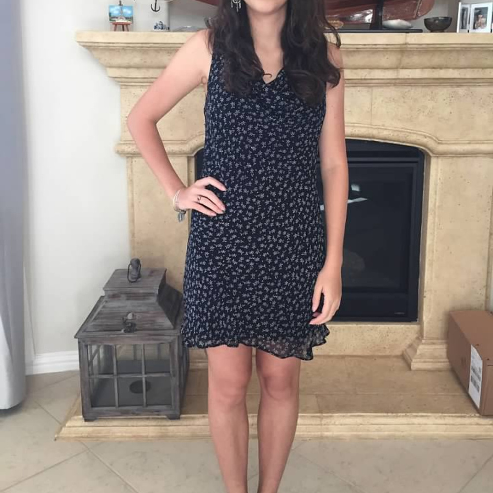 Sleeveless Floral Dress